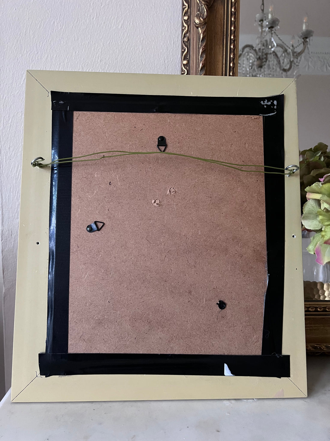 Marine à la nuit tombée - Huile originale encadrée