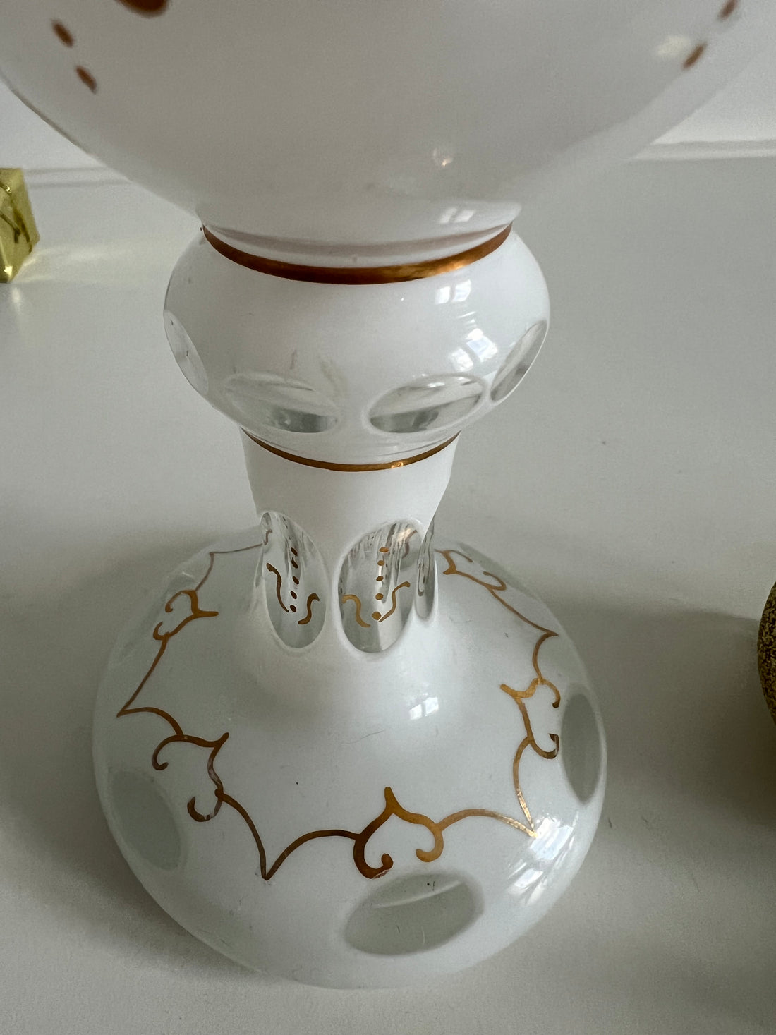 Coupe en verre de Bohême fin XIXème