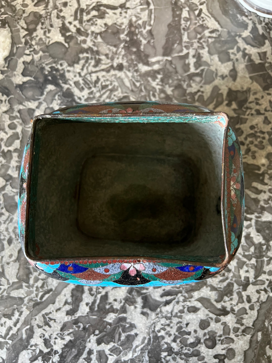 Brûle-parfum chinois XIXème cloisonné