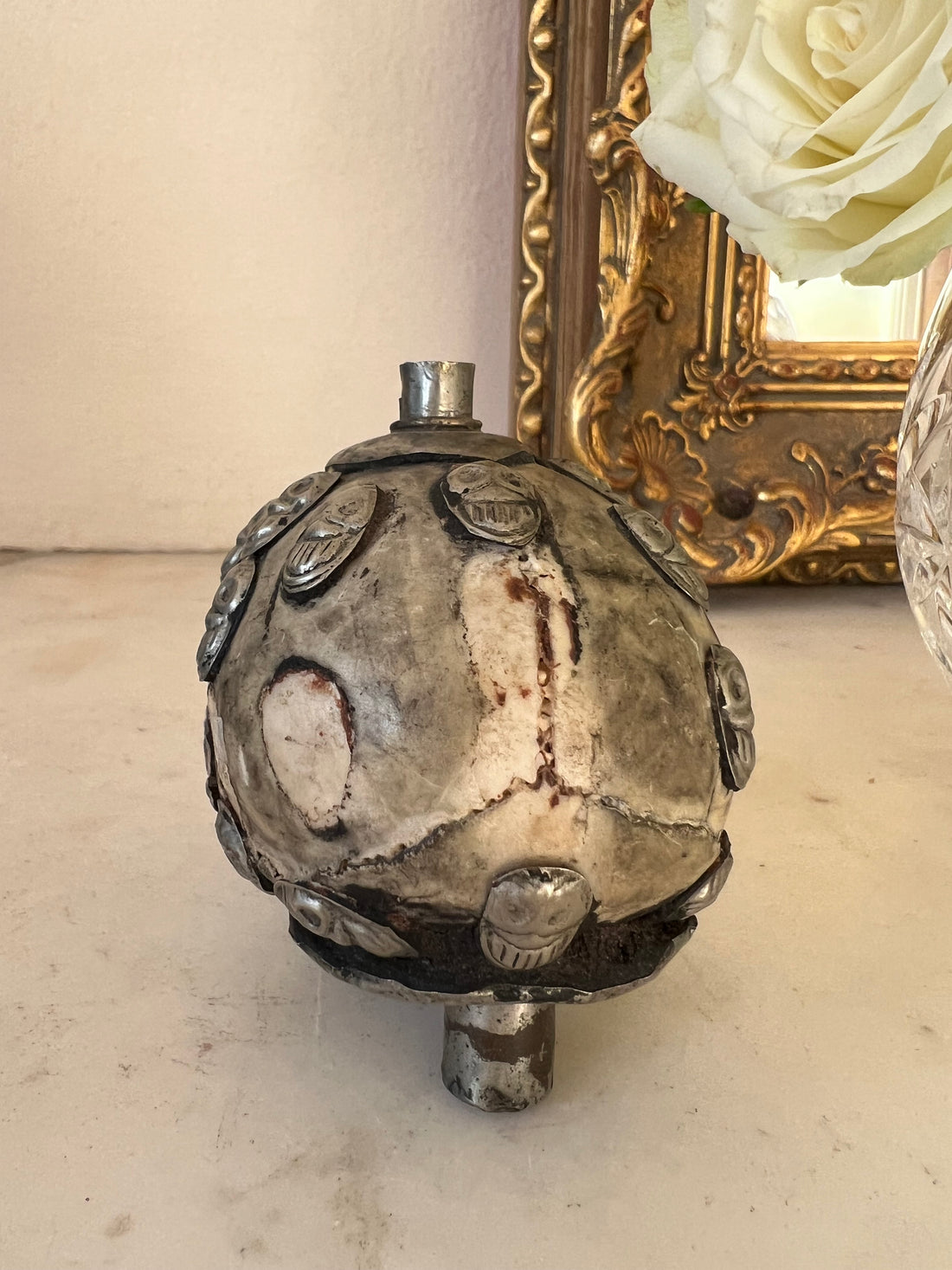 Crâne rituel tibétain XIXème - Kapala