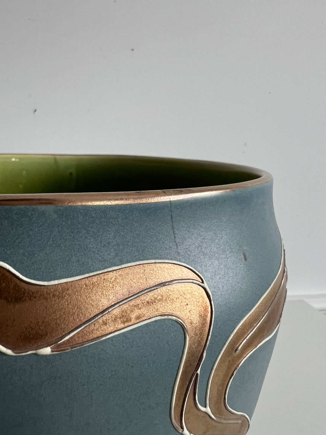 Cache-pot 1900 Sarreguemines - Art Nouveau