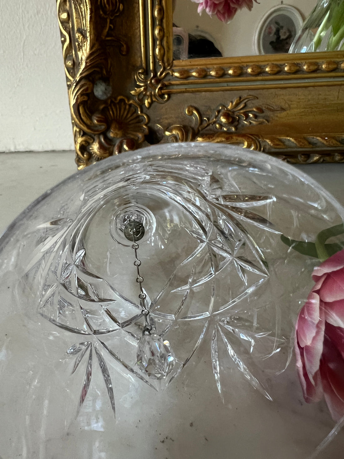 Clochette de table en cristal