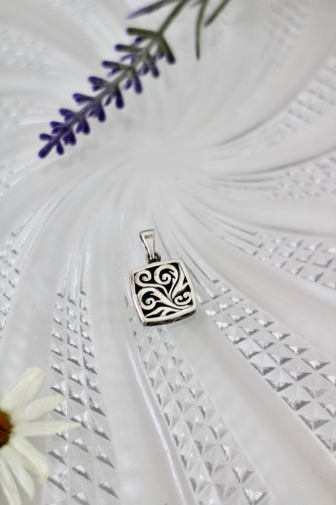 Pendentif turquoise argent 925