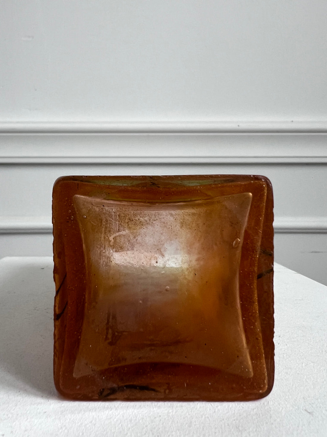 Vase Daum Nancy aux coquelicots