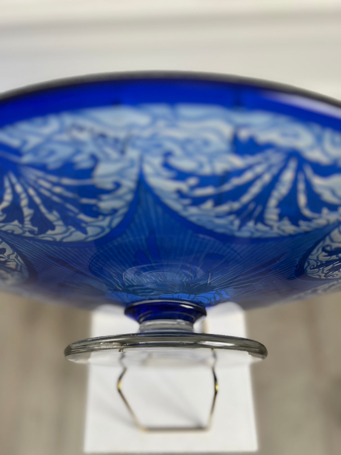 Grande coupe Legras Art Déco