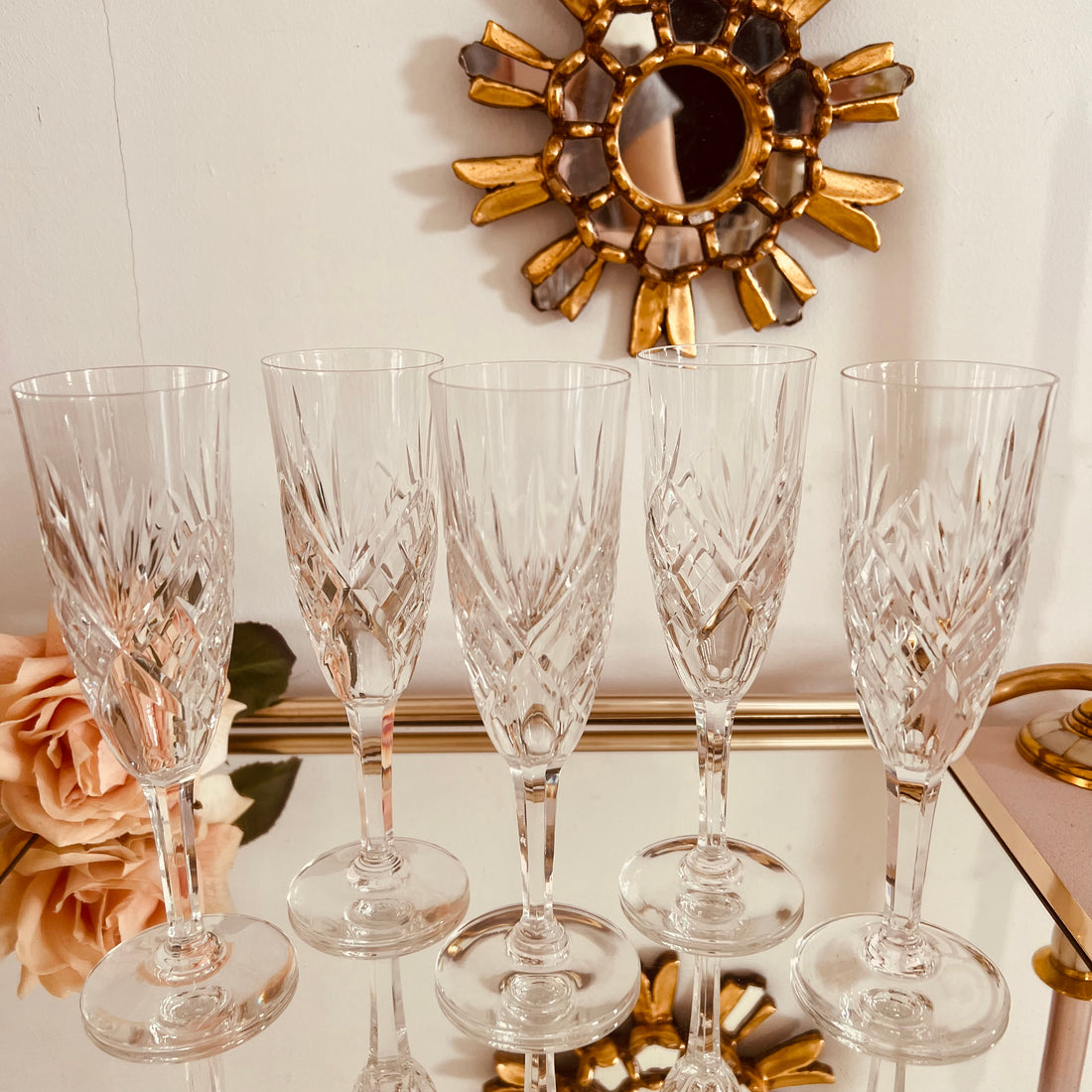 Service 25 verres Saint Louis – La Petite Brocante