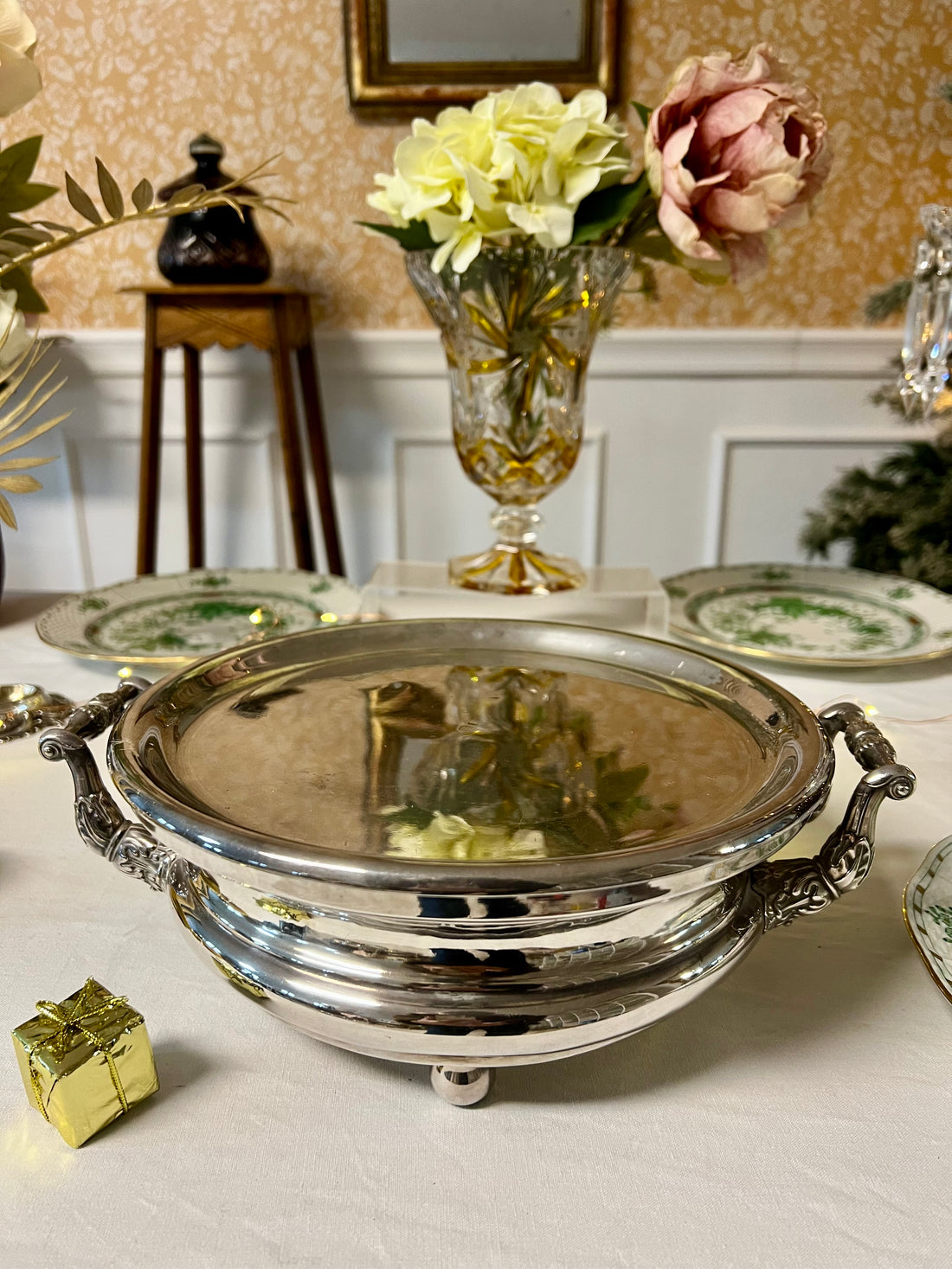 Chauffe-plat orfèvrerie VEYRAT à Paris c.1830