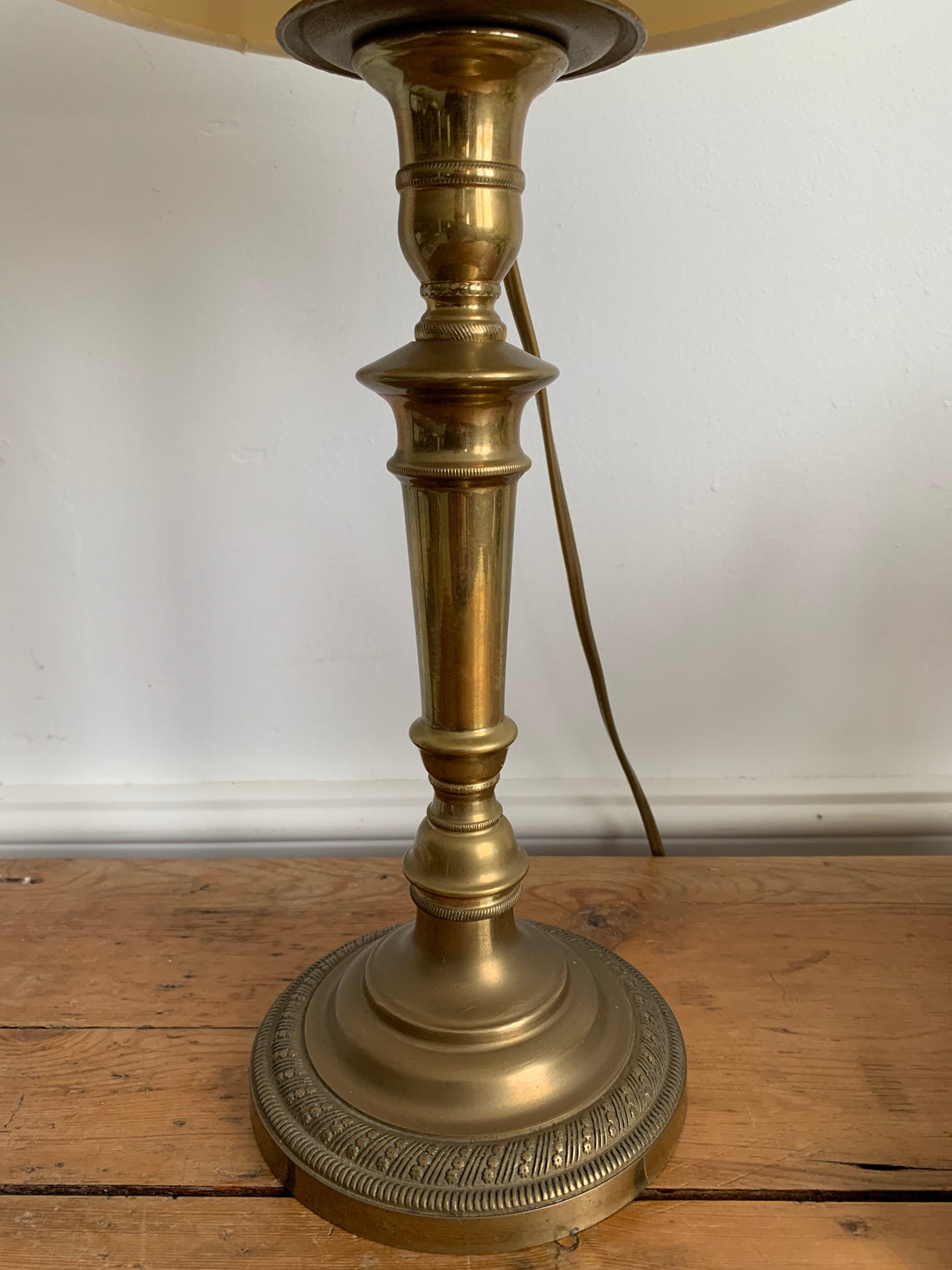 Lampe vintage en laiton avec choix d'abat jour