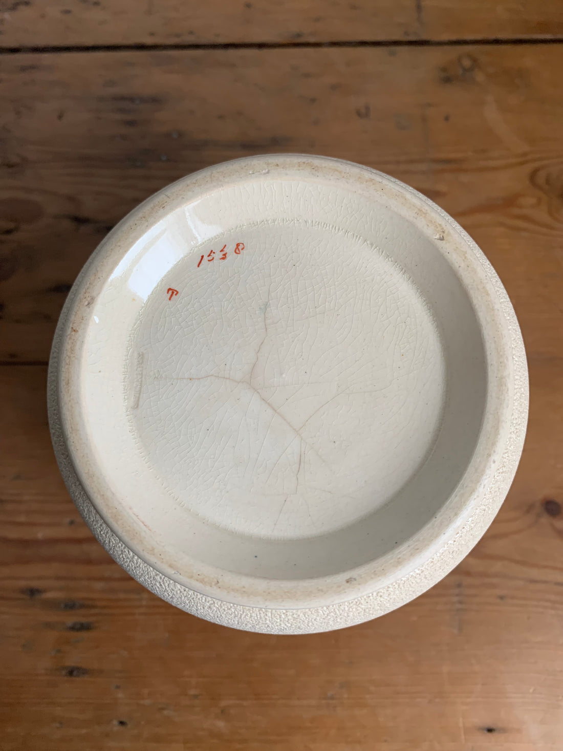 Pot à biscuits anglais monogrammé 1880-1910