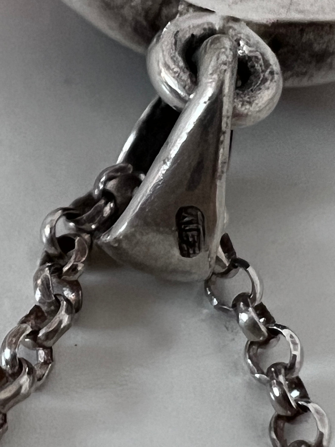 Pendentif oeil de tigre et sa chaîne argent 925