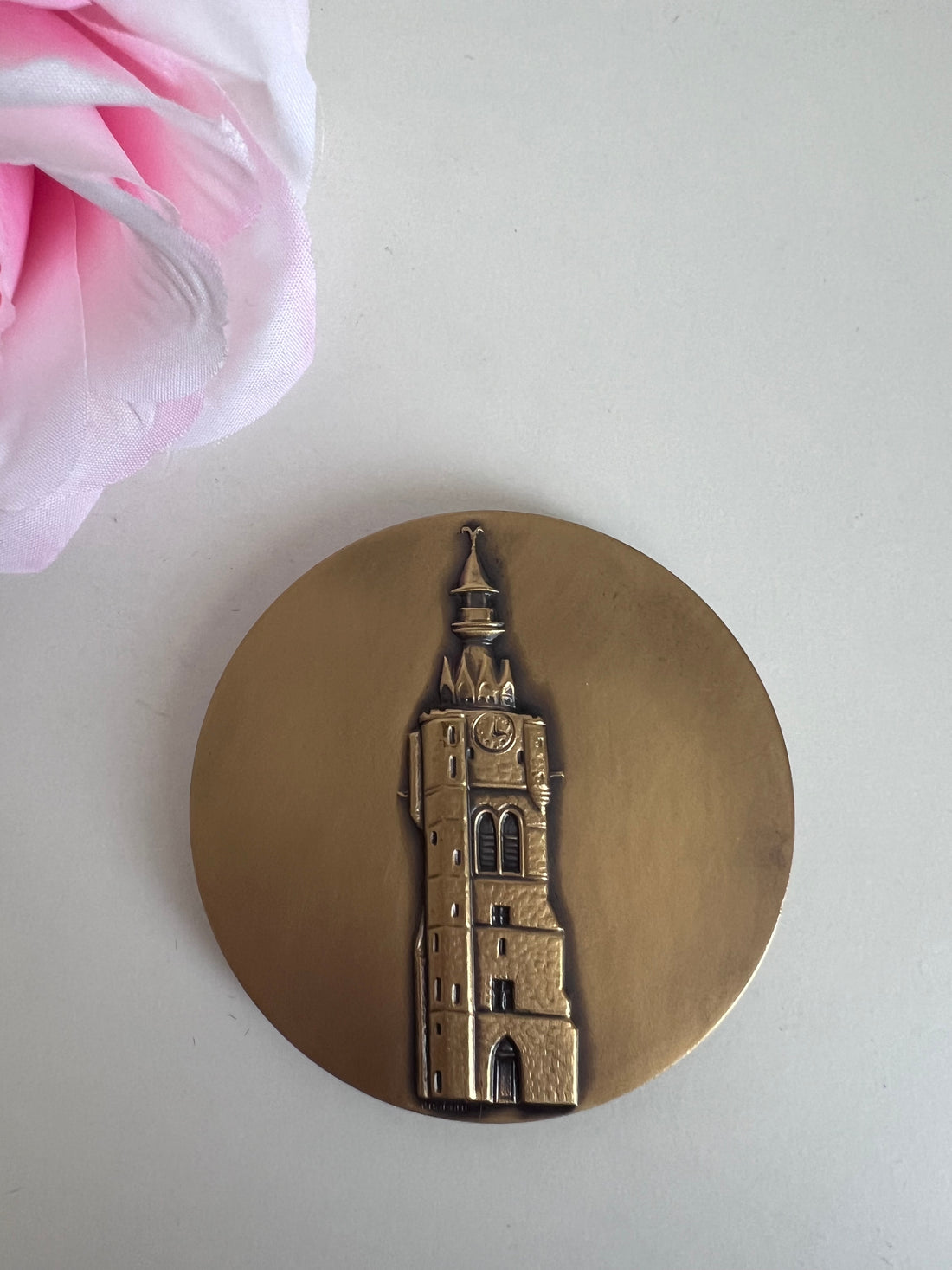 Médaille en bronze officielle Ville de Béthune - Pichard Bijoutier 1970