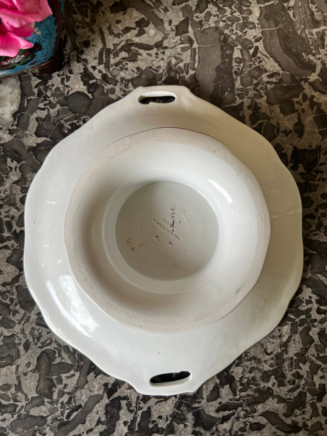 Compotier Wedgwood Argyle fin XIXème
