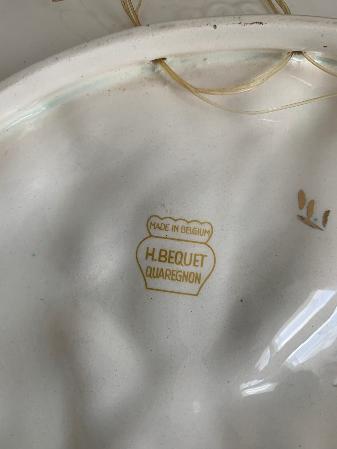 Plat 1950 H.Bequet Quaregnon