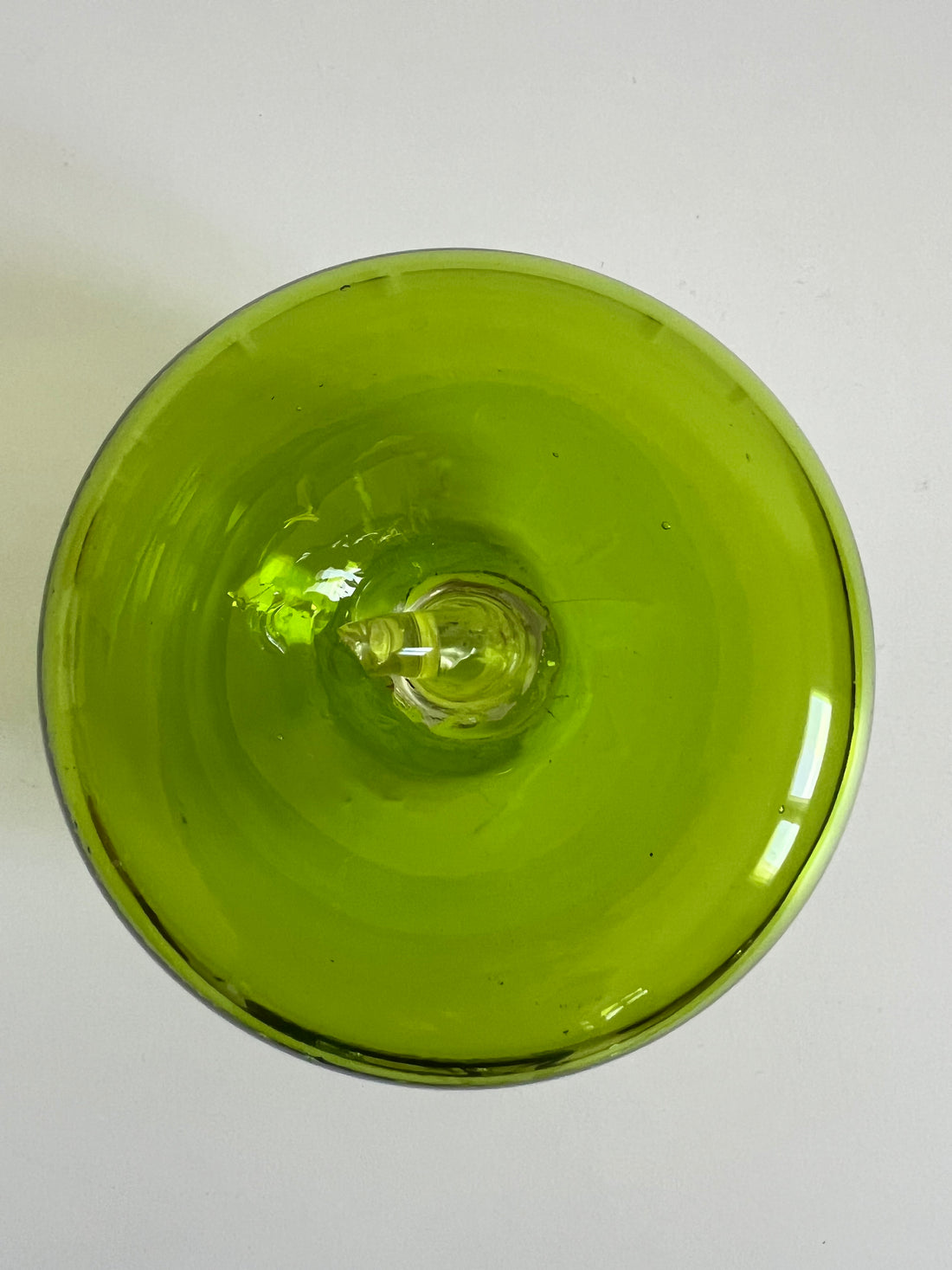 Pomme en verre soufflé Murano