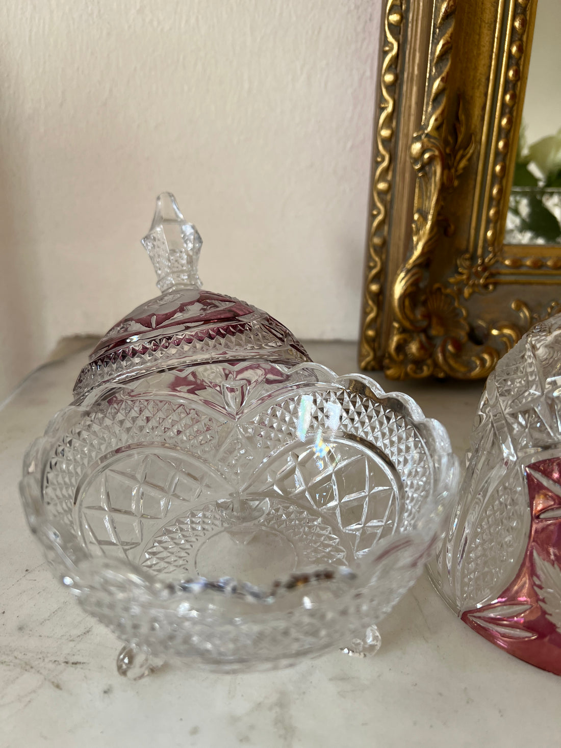 Bonbonnière en cristal