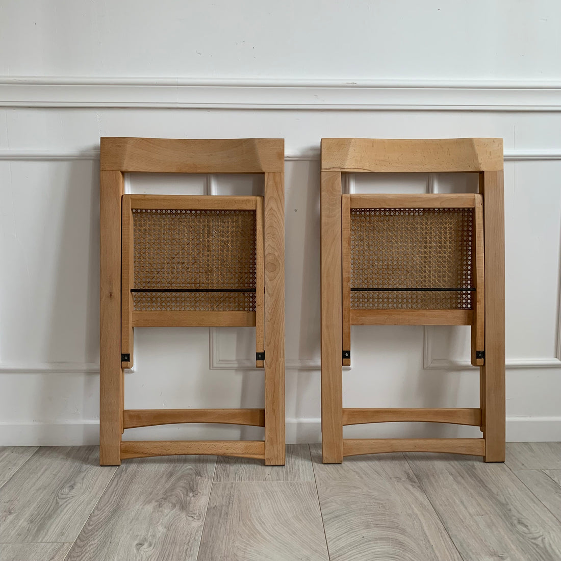 Paire de chaises pliantes Aldo Jacober