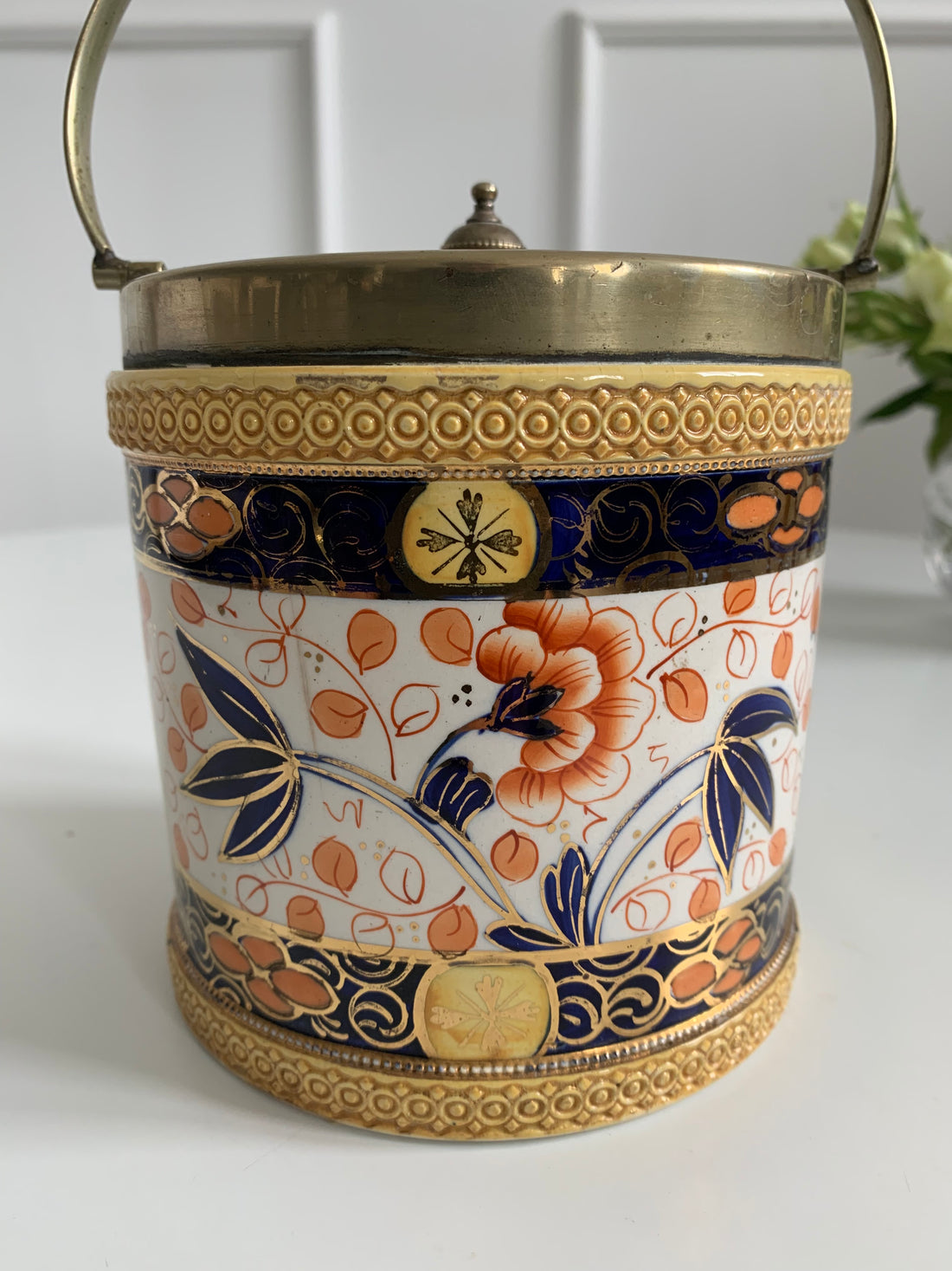 Pot à biscuits anglais 1880-1910