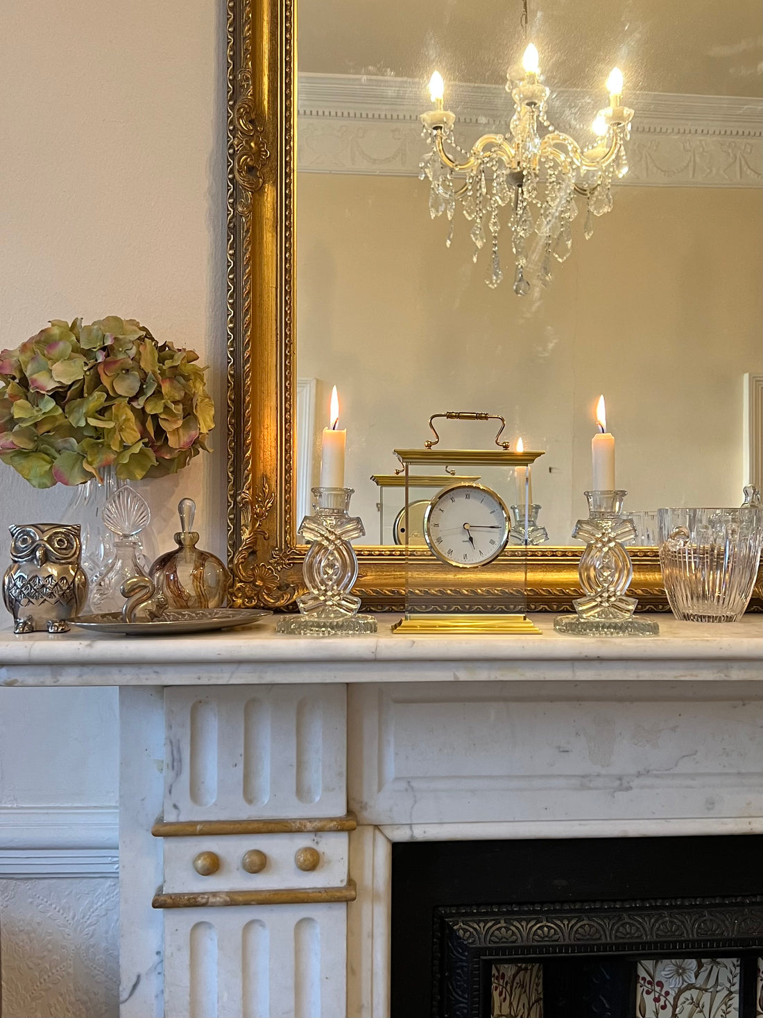 Flacon à parfum anglais vintage