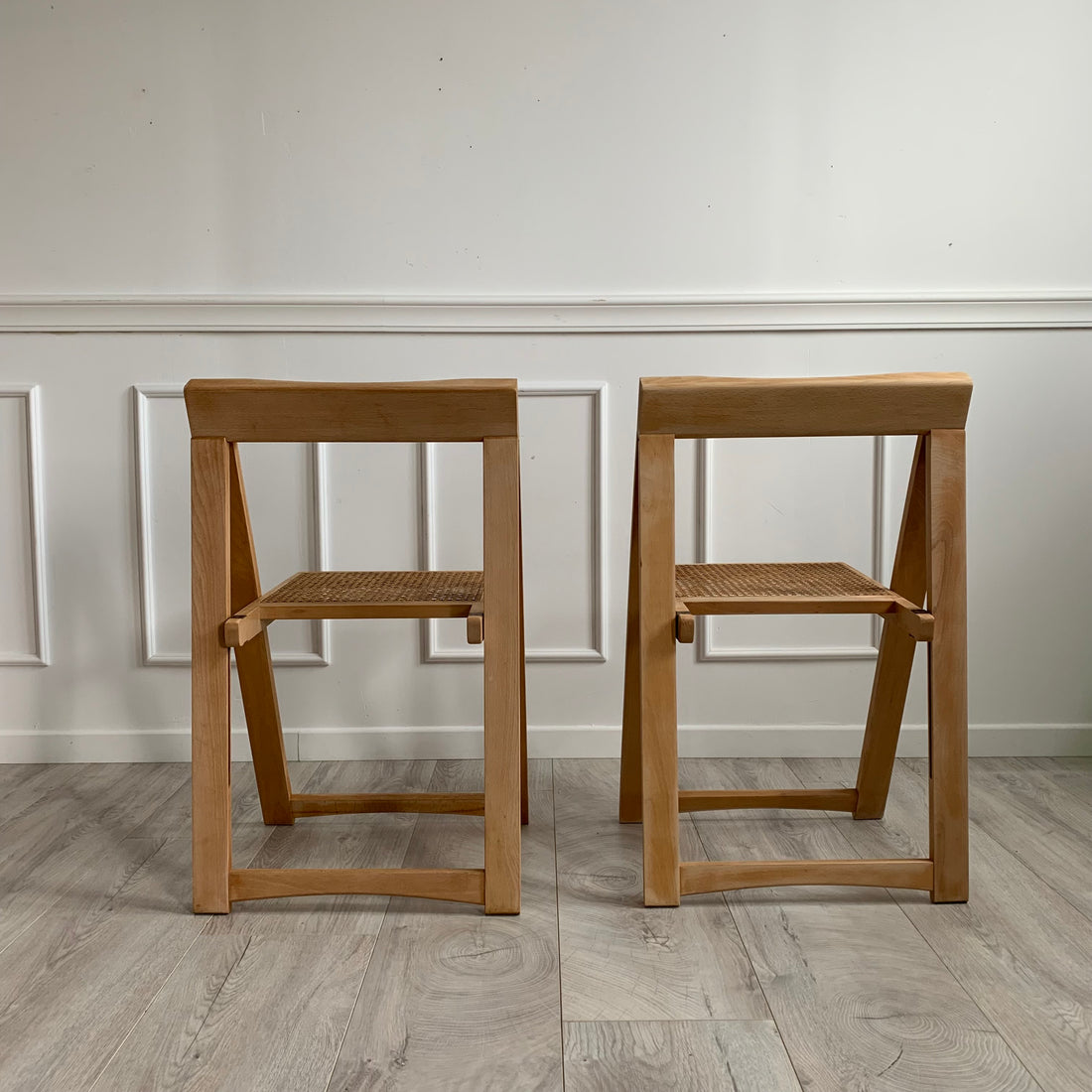 Paire de chaises pliantes Aldo Jacober