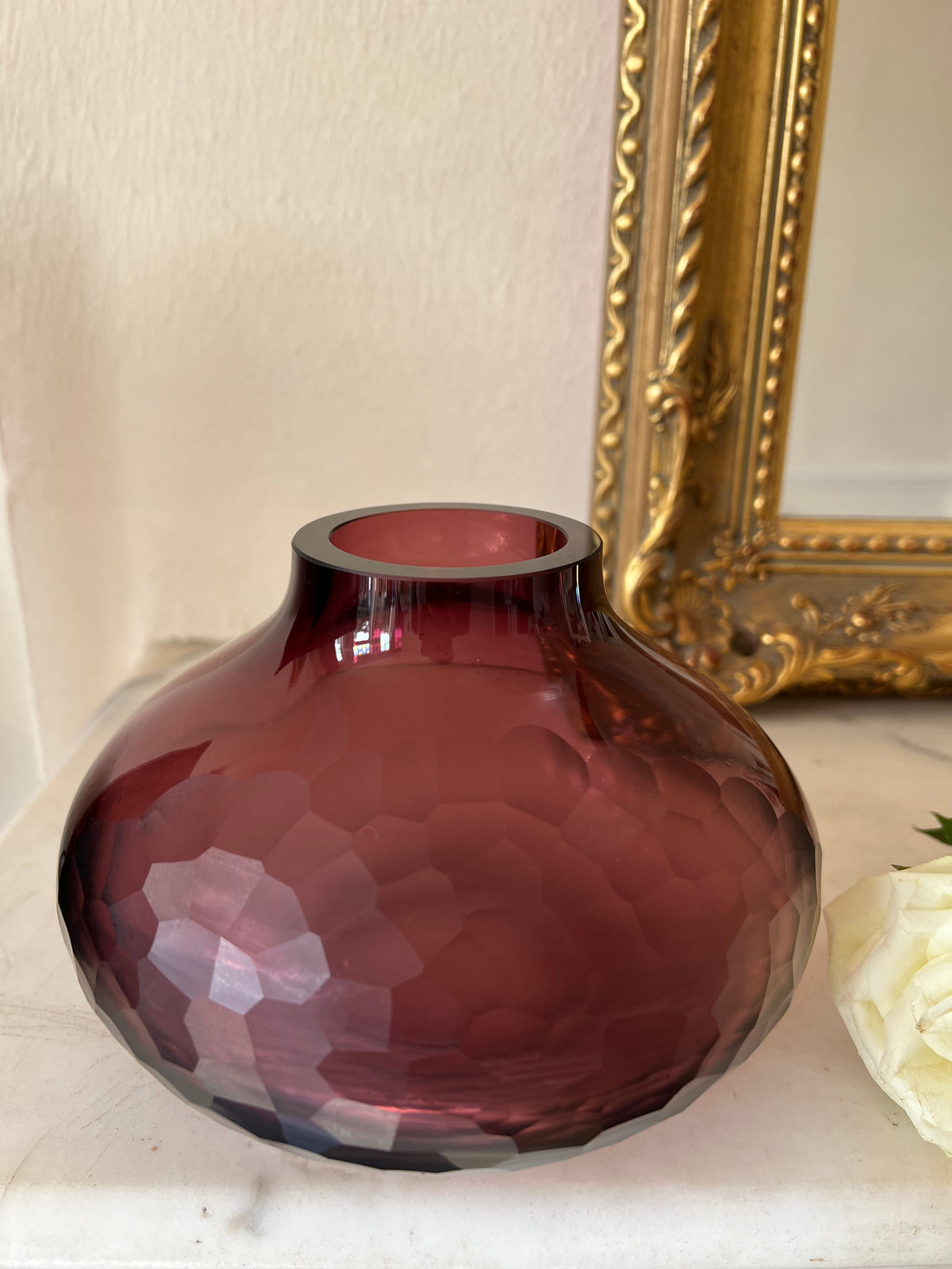 Vase en cristal écossais Caithness