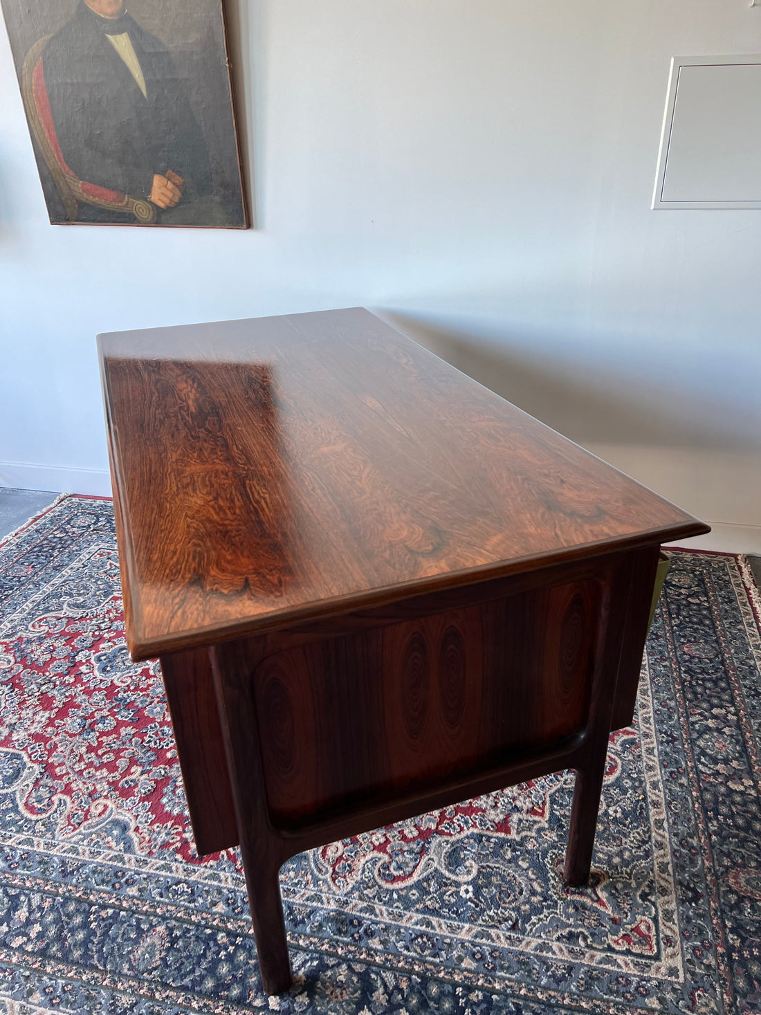 Bureau Arne Vodder en palissandre de Rio 1960