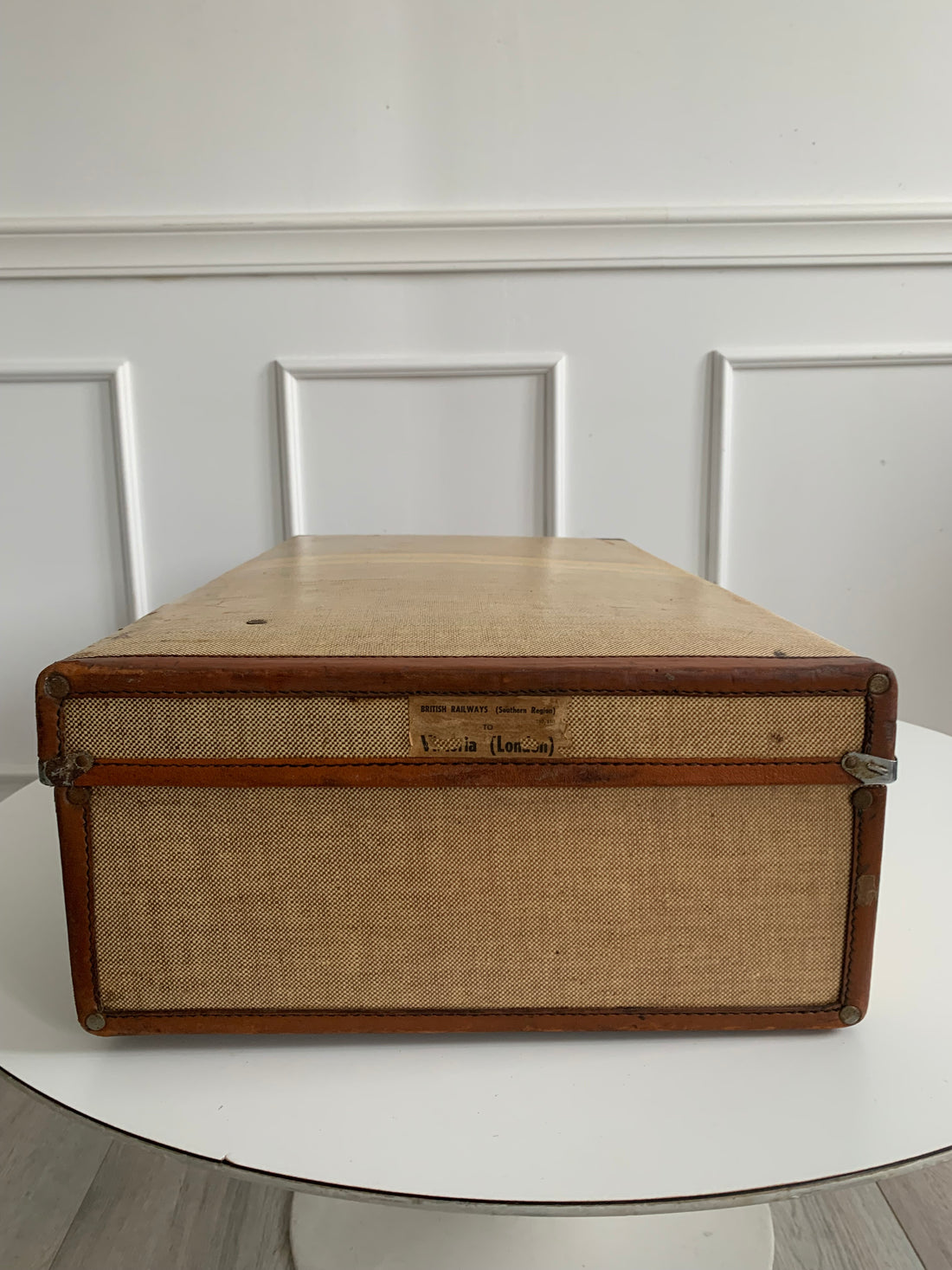 Valise anglaise Gare Victoria 1940