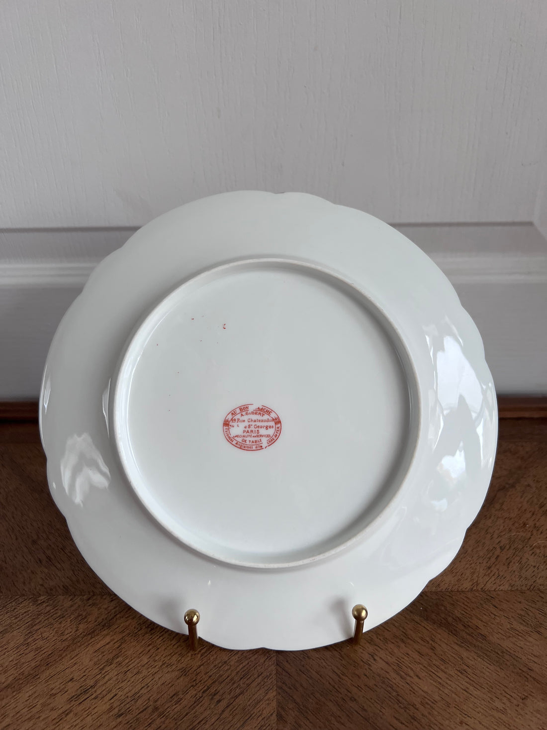 6 assiettes à dessert 1900 Au Bon Marché (Série 2)