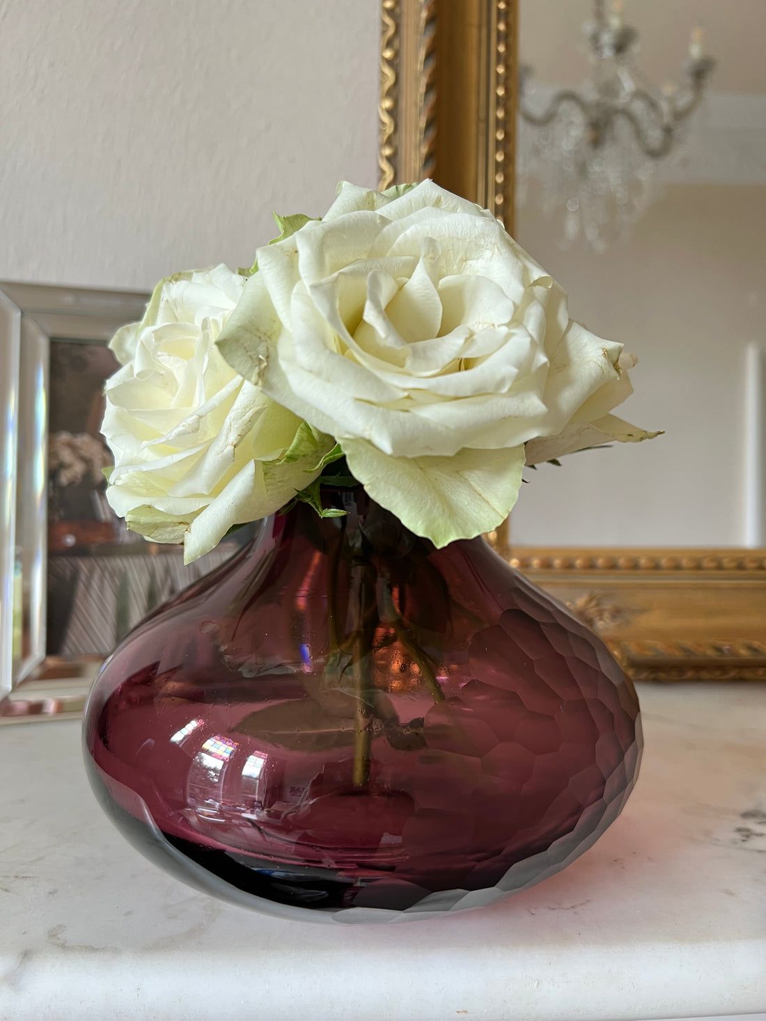 Vase en cristal écossais Caithness