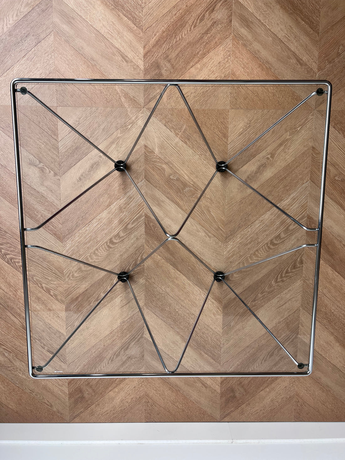 Table basse verre et métal (livraison incluse France et Belgique)