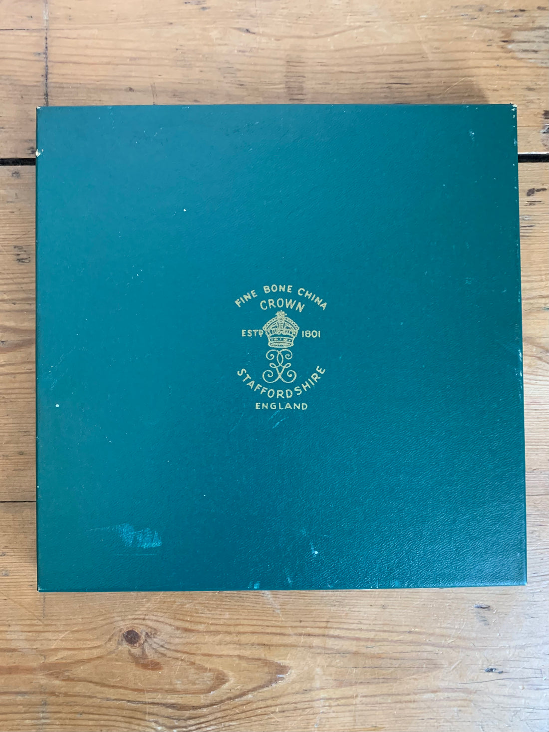 Coffret de 4 vide-poches "atouts" en porcelaine anglaise