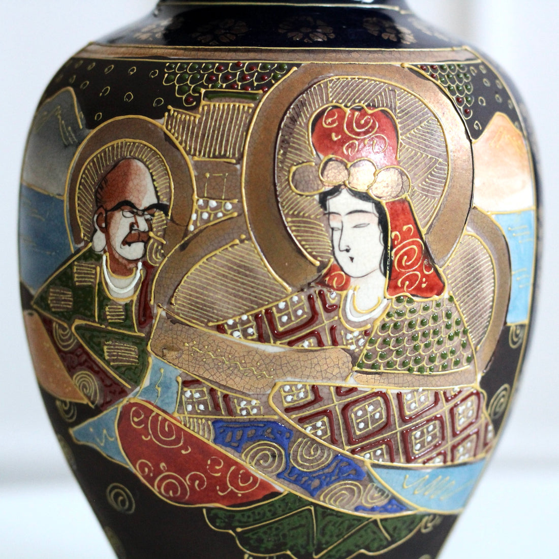 Paire de vases japonais Satsuma 1930