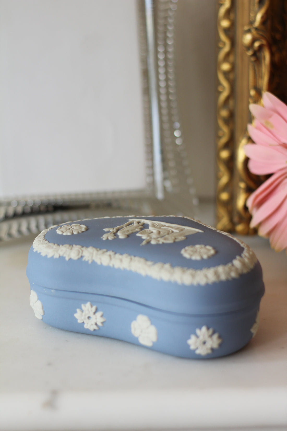 Boîte coeur Wedgwood en jasper