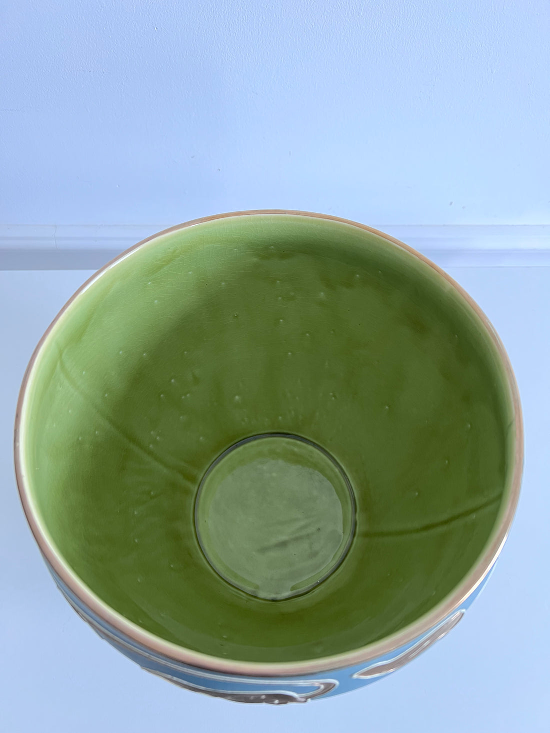 Cache-pot 1900 Sarreguemines - Art Nouveau