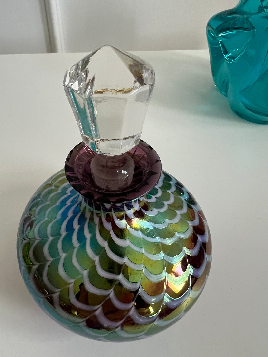 Flacon à parfum irisé Murano