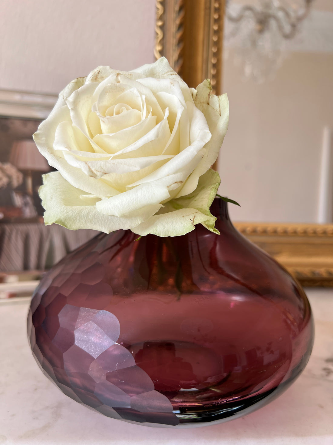 Vase en cristal écossais Caithness