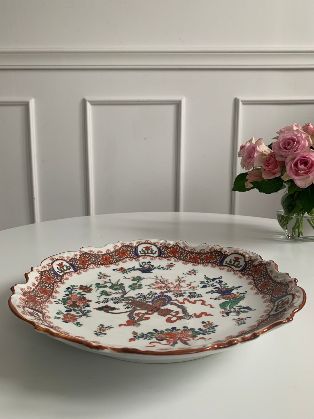 Plat Imari - Limoges 1880-1910