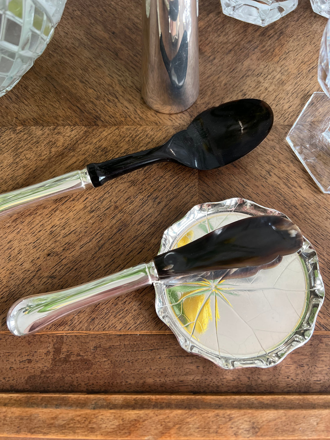 Tartineur et cuillère à caviar Christofle