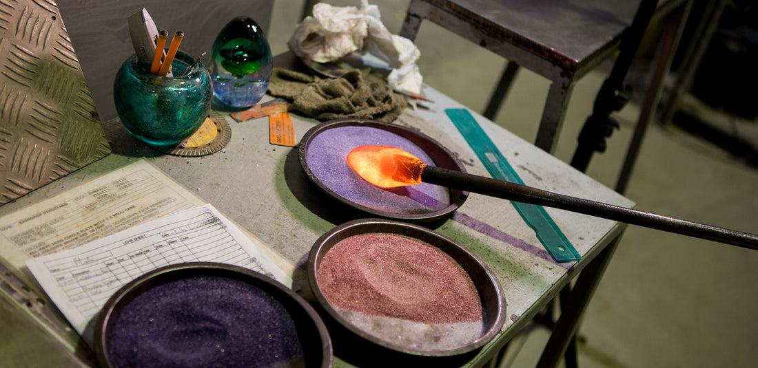 Presse-papier d'art Caithness, le savoir-faire au cœur de l'Écosse
