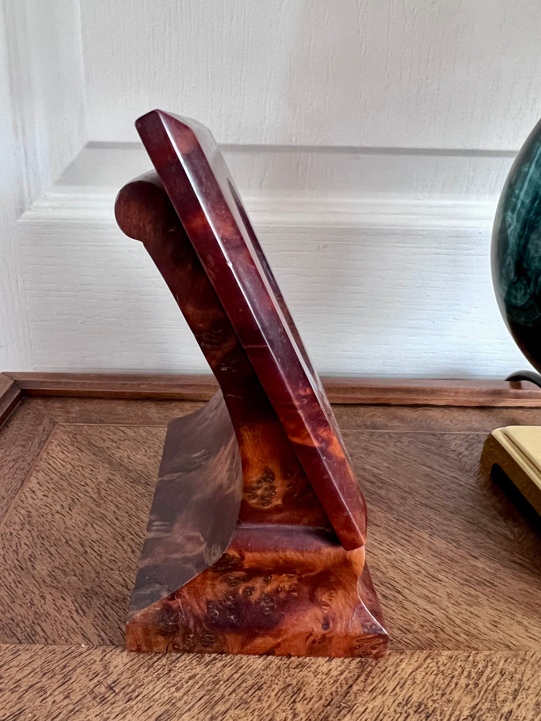 Paire de cadres XIXème en loupe