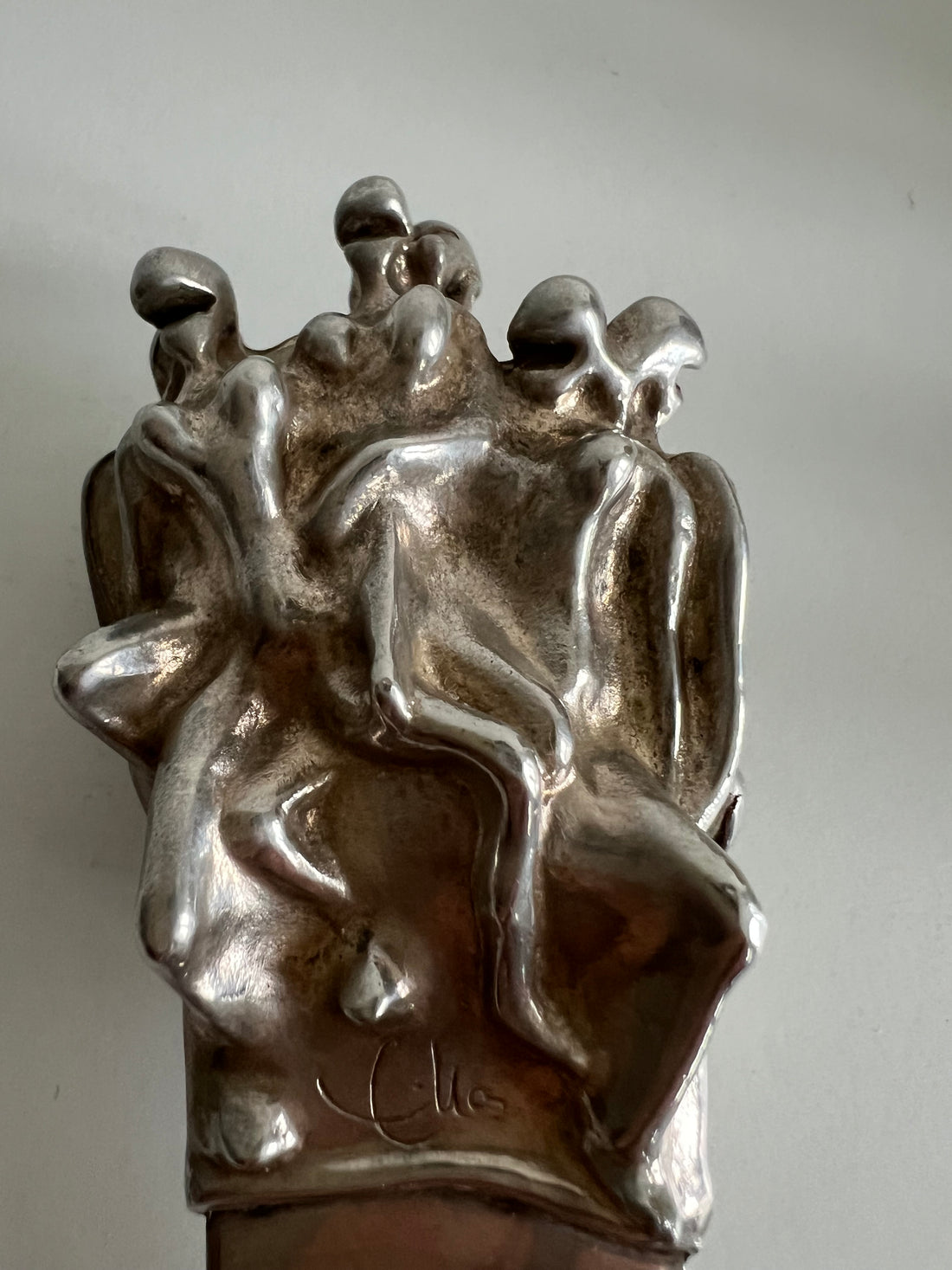 Coupe-papier Jean Filhos pour Christofle "Cariatides" 1974