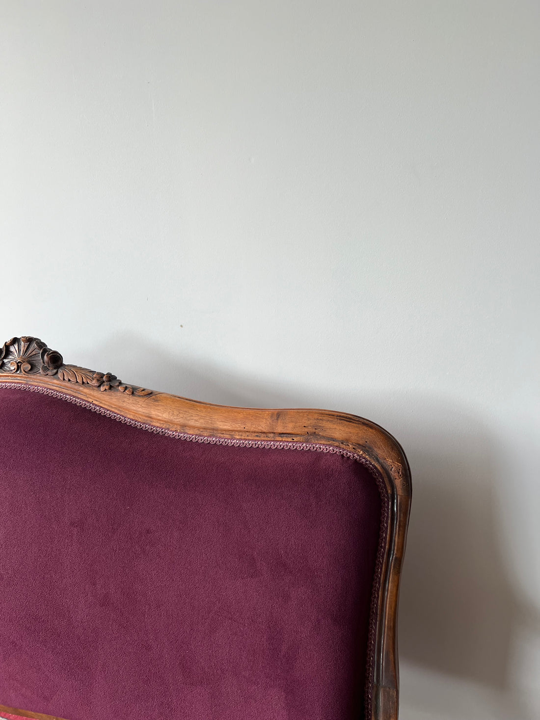 Banquette cabriolet style Louis XV