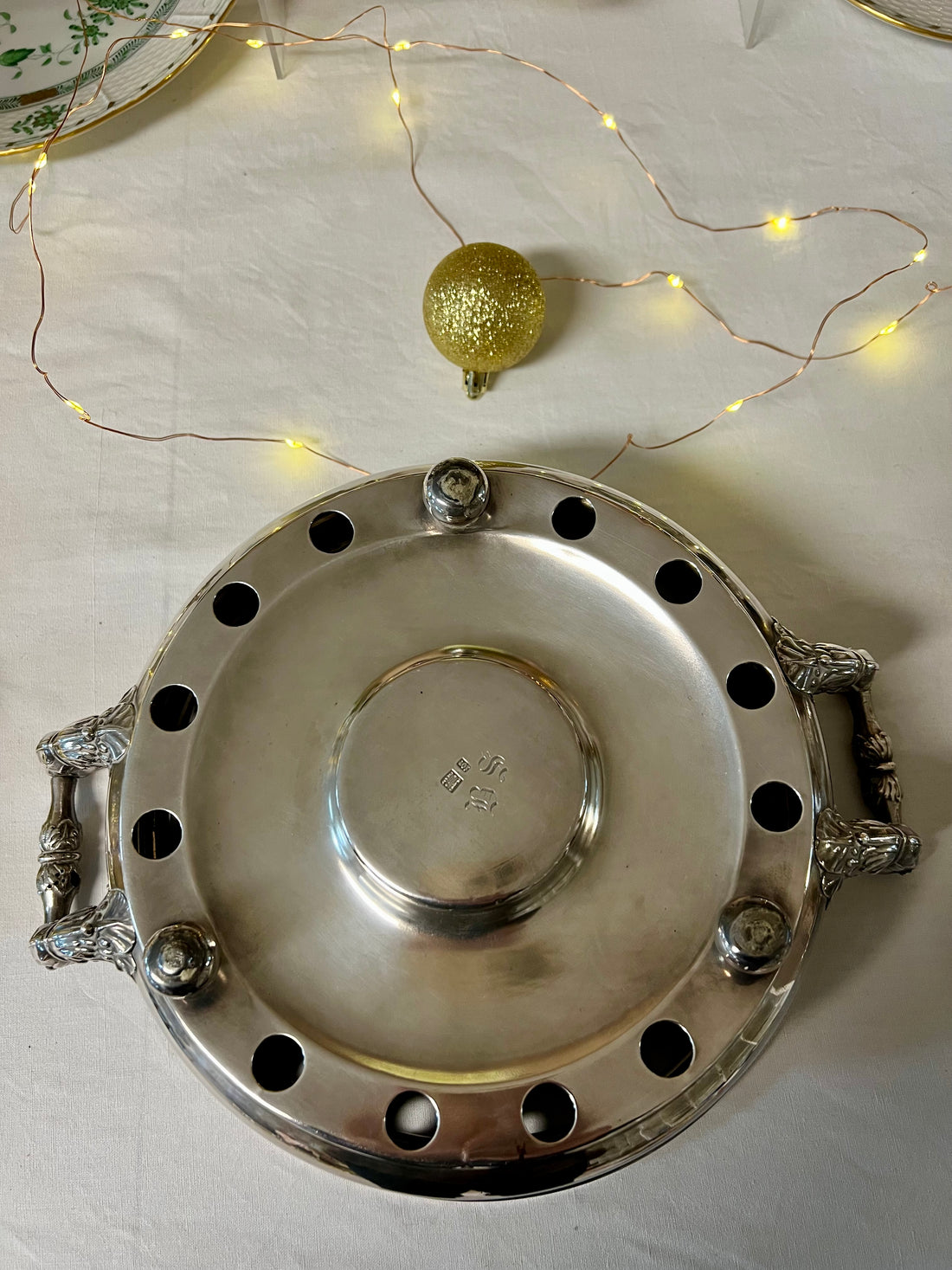 Chauffe-plat orfèvrerie VEYRAT à Paris c.1830
