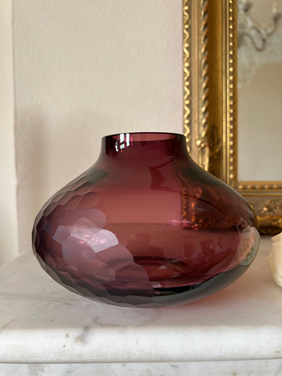 Vase en cristal écossais Caithness