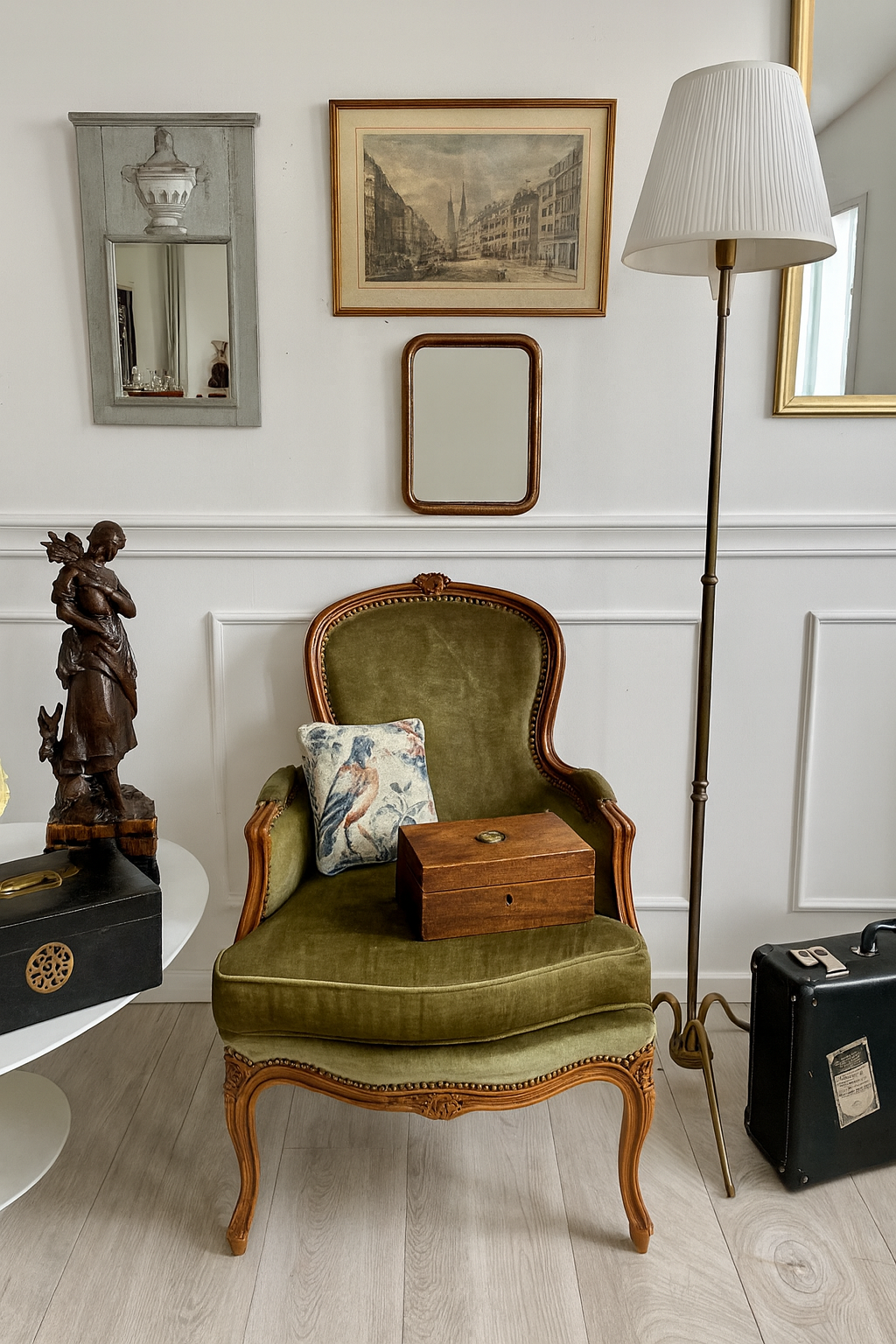 Petit miroir Louis Philippe