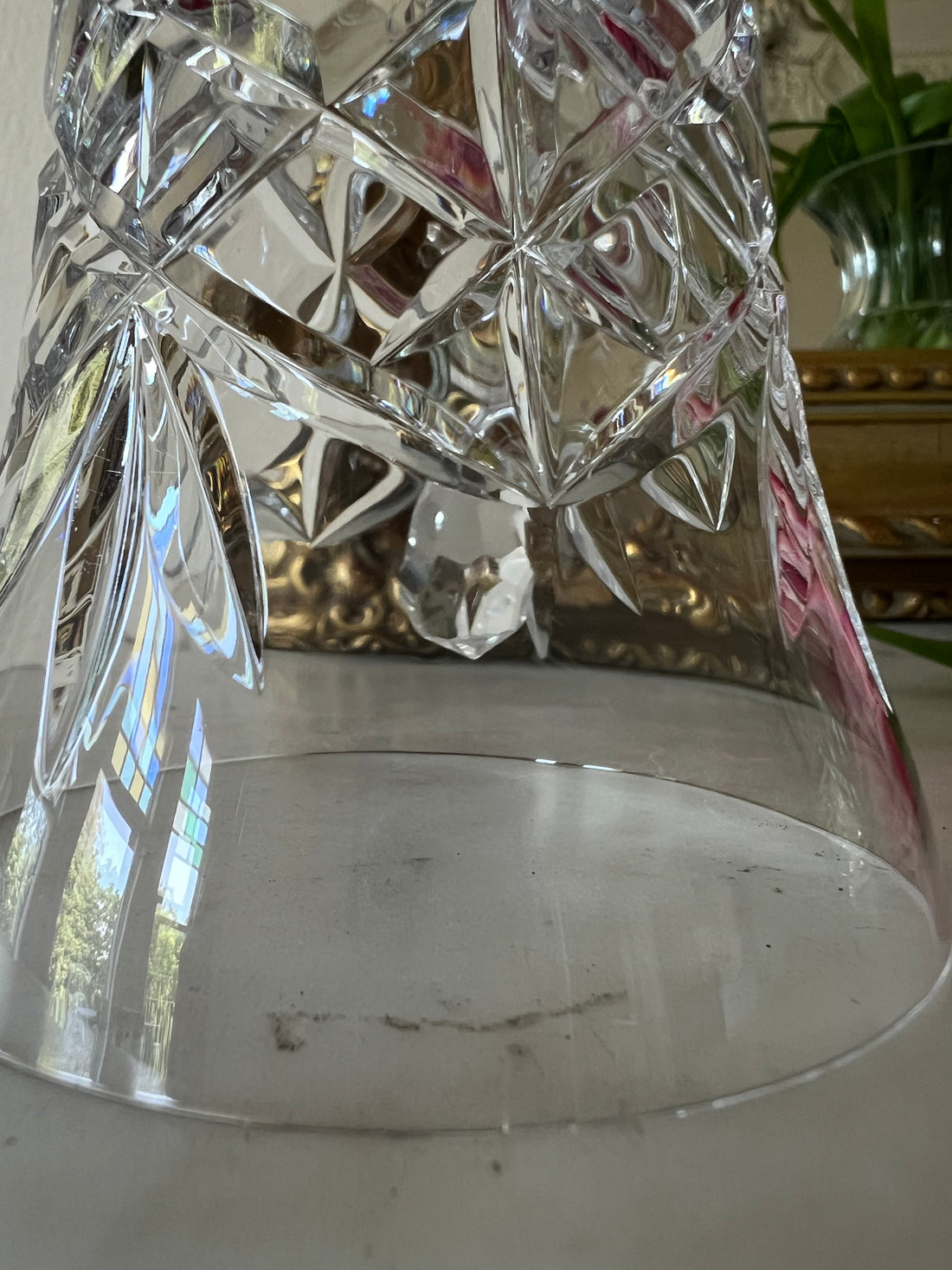 Clochette de table en cristal