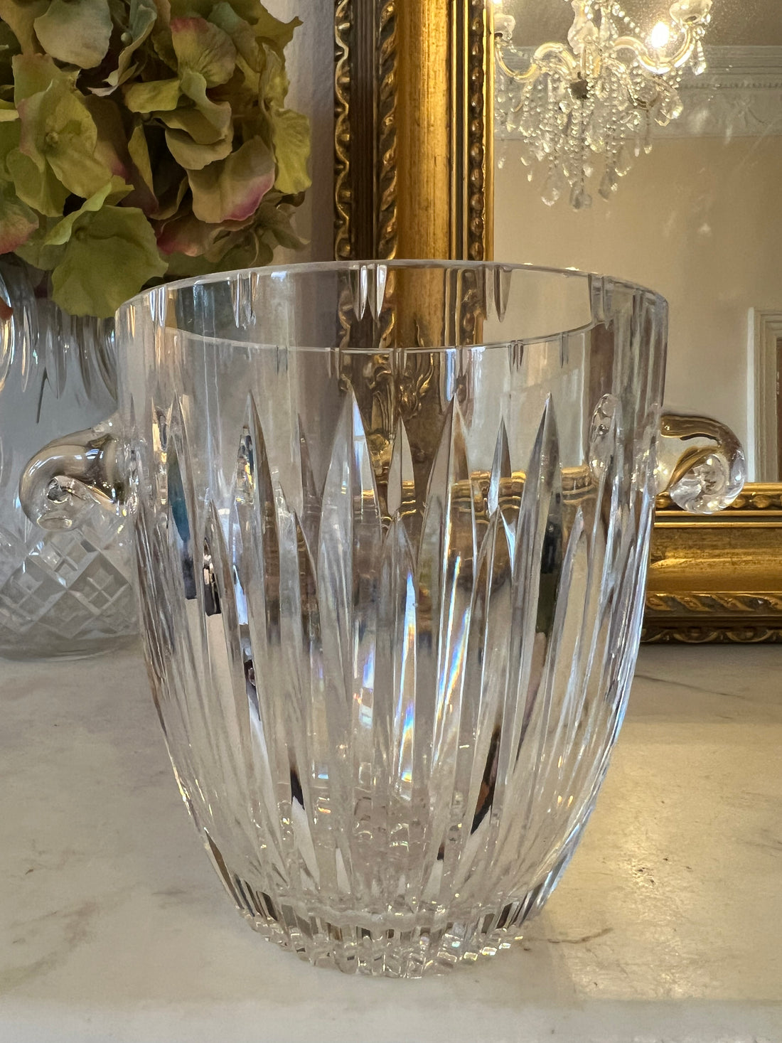 Seau à glace en cristal