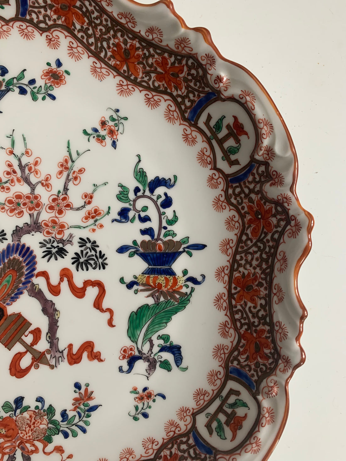 Plat Imari - Limoges 1880-1910