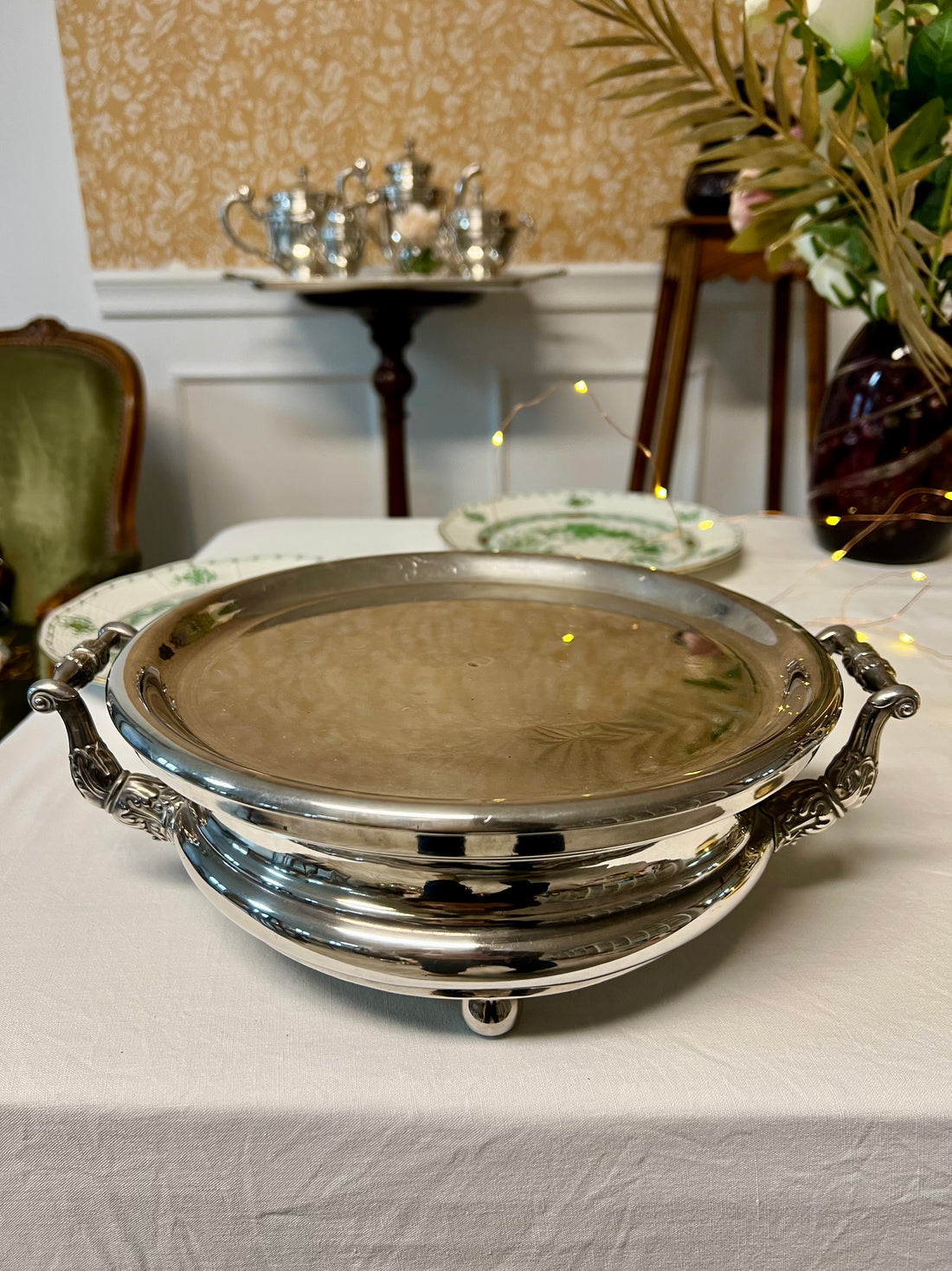 Chauffe-plat orfèvrerie VEYRAT à Paris c.1830