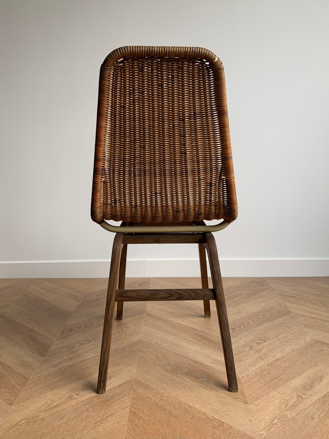 Chaise pieds compas 1950 (livraison incluse)