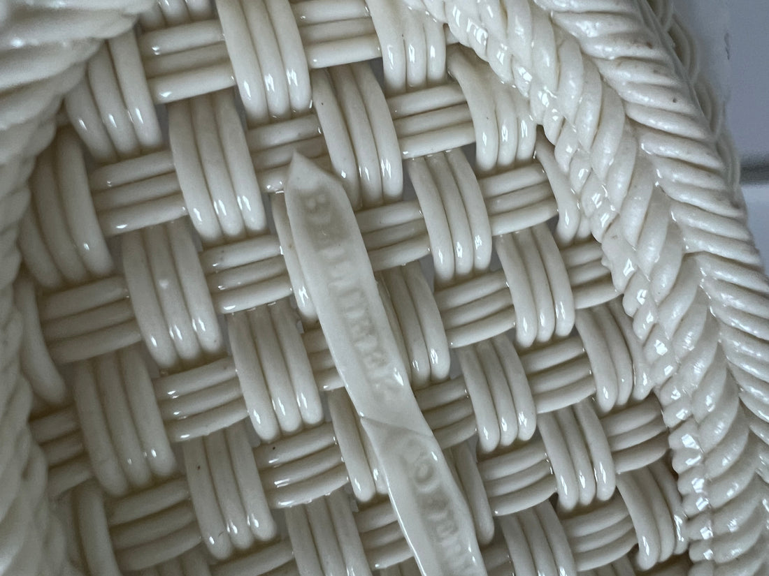 Corbeille d’apparat Belleek - Irlande - 1890